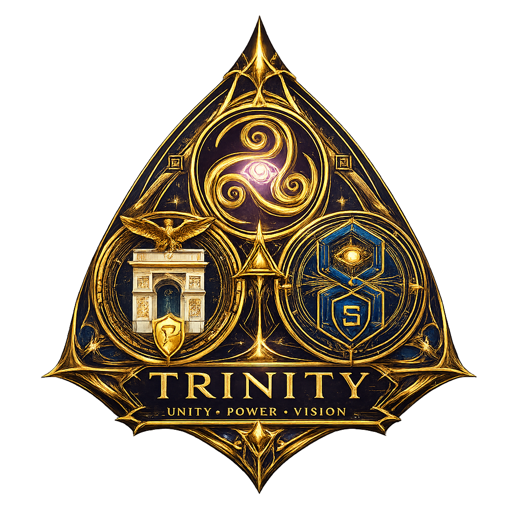 The Trinity Ecosystem — Unity · Power · Vision